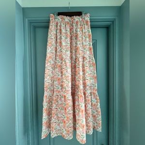 NWT Petal + Pup Floral Print Maxi Skirt Size 6
